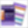 Deux fiches couleur violets, avec le logo Roche le nom de l’application et un grand titre “évaluation de la prise en charge en oncologie” , à gauche de la fiche on peut voir l’image d’une femme agée.